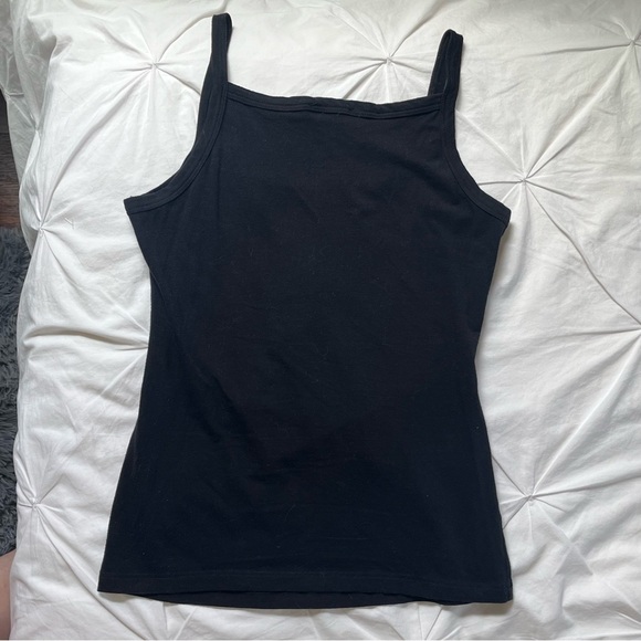 y2k Bebe V-Neck Henley Rhinestone Cami Tank - Picture 5 of 5